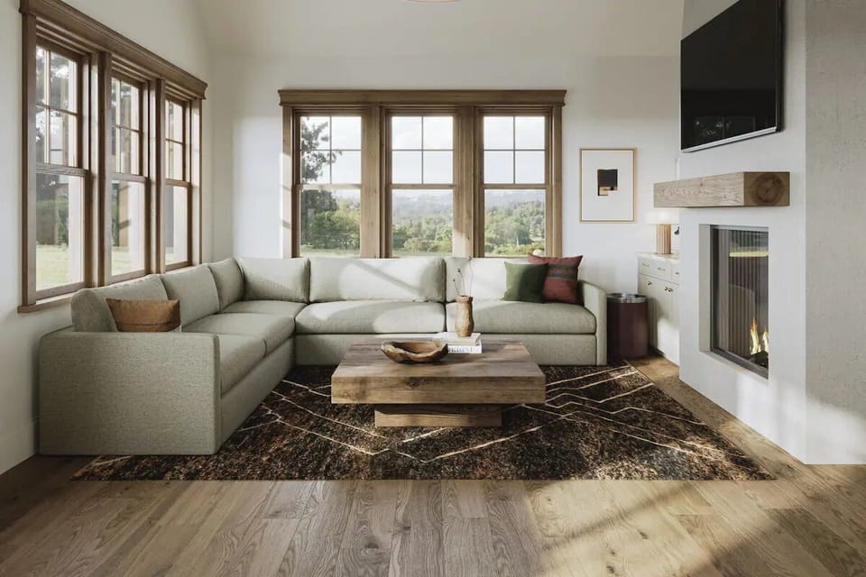 Living Room. Interior and views may vary based on location and availability.
