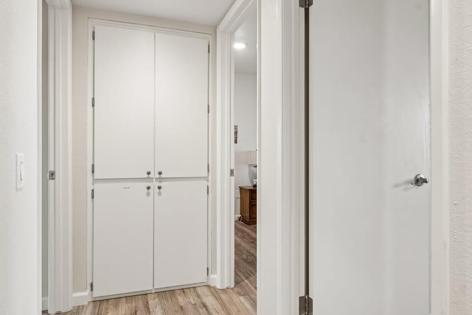 Hallway to guest bedrooms.