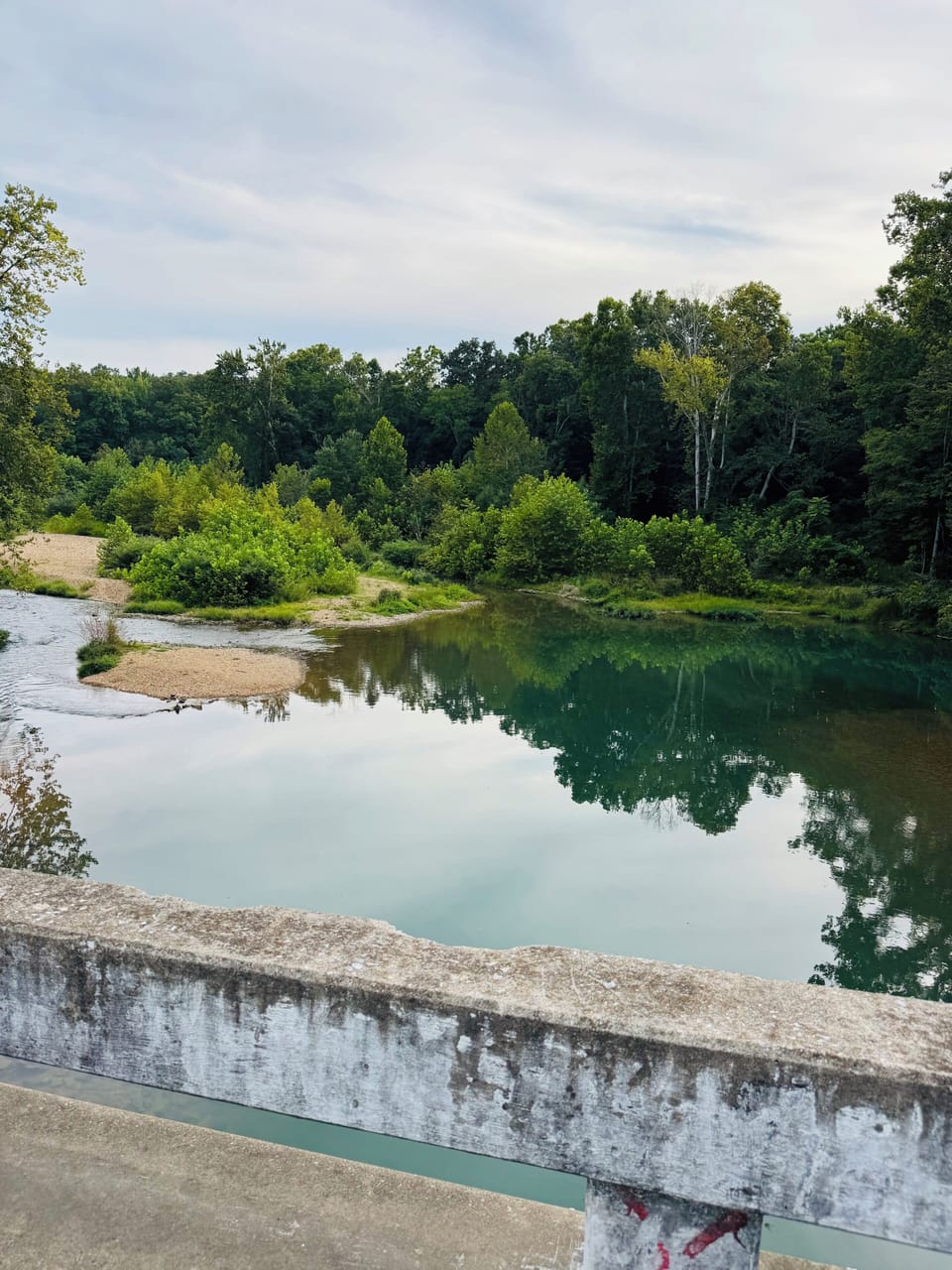 Local public creek to swim or fish 