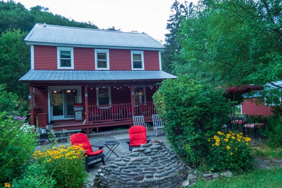 The firepit will be your favorite place to hang out.