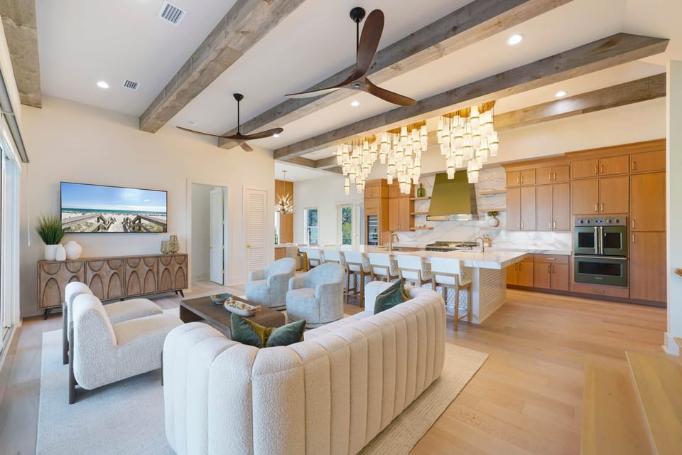 Living Room + Kitchen