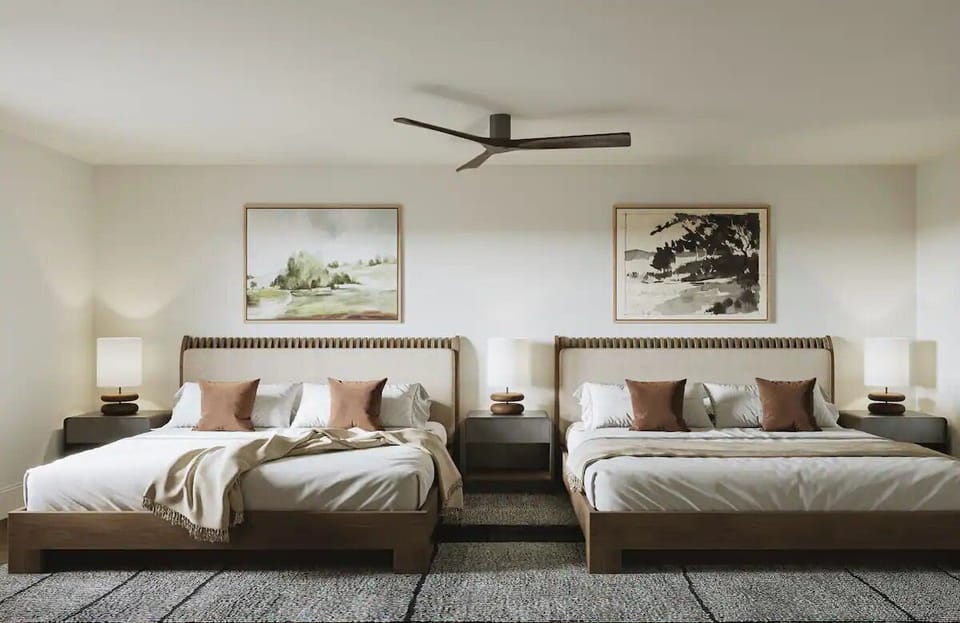 Bedroom. Interior and views may vary based on location and availability.