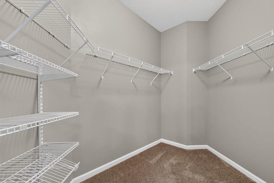 Primary closet