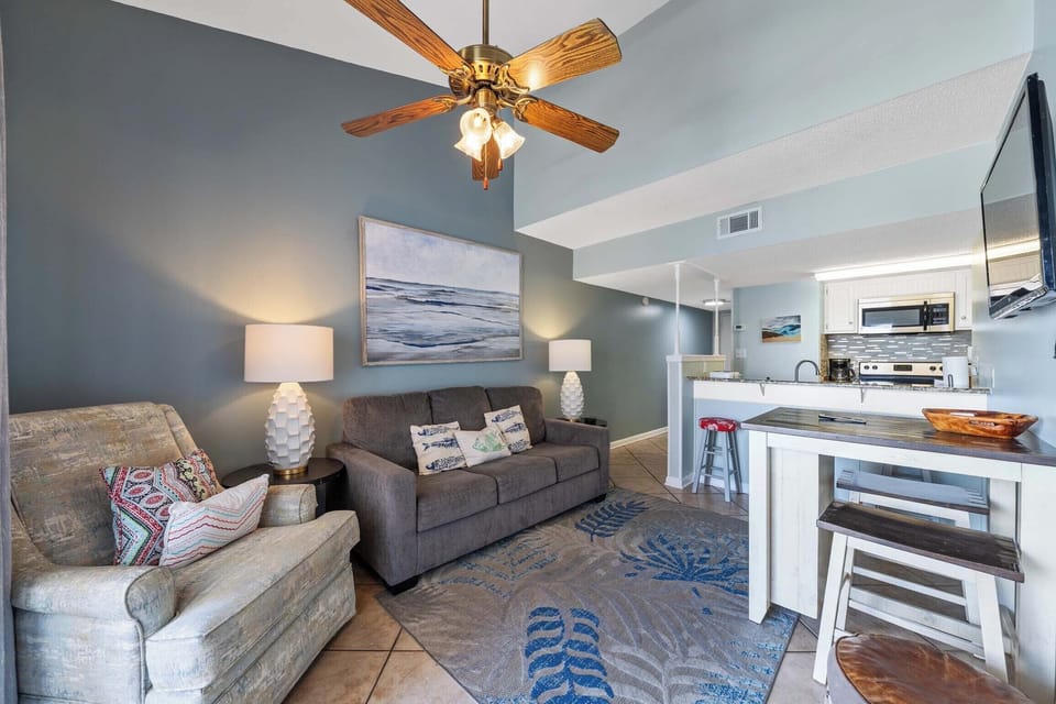 Living room with sleeper sofa