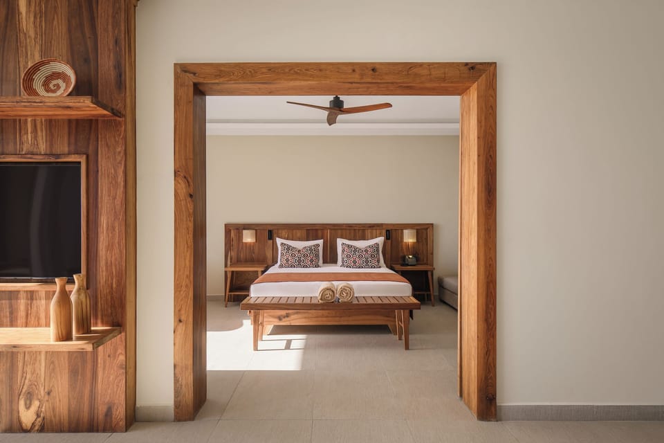 Wake up refreshed in a cozy bedroom filled with natural light and restful comfor