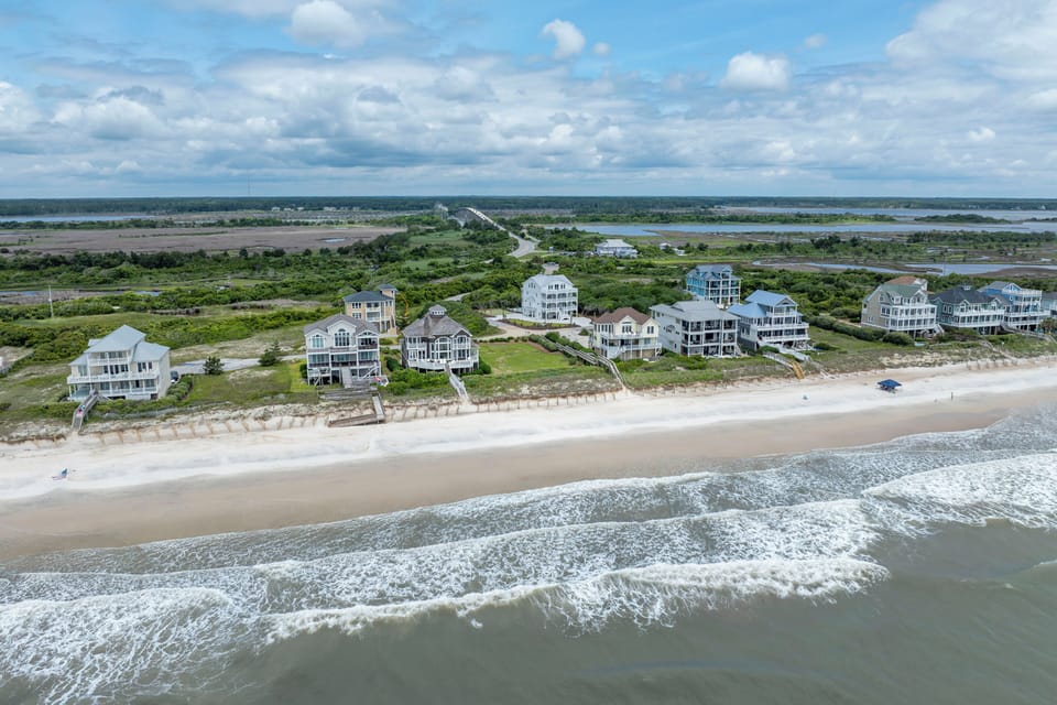 Beachfront Aerial View