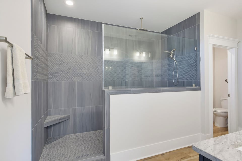Tiled Walk-In Shower