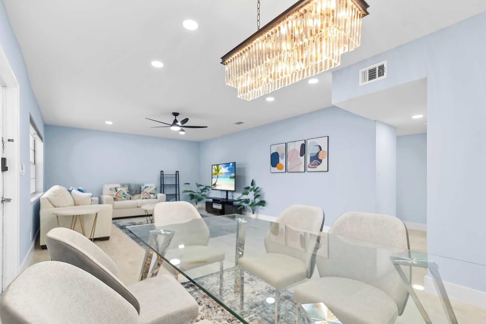 Dining area with seating for everyone.