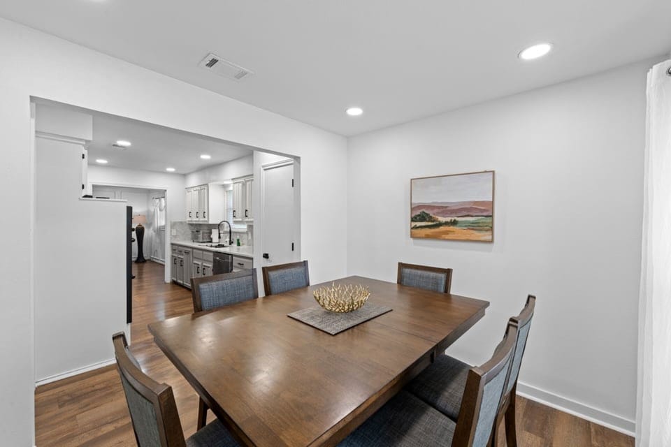 Enjoy effortless flow between dining and cooking spaces, making every meal feel easy and inviting.