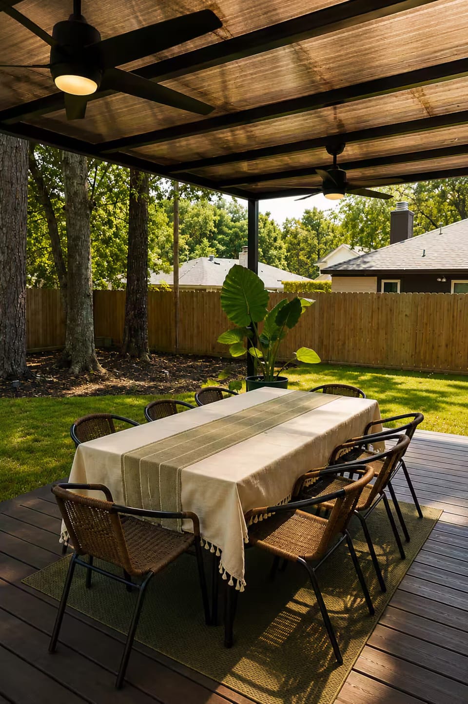 Outdoor dining