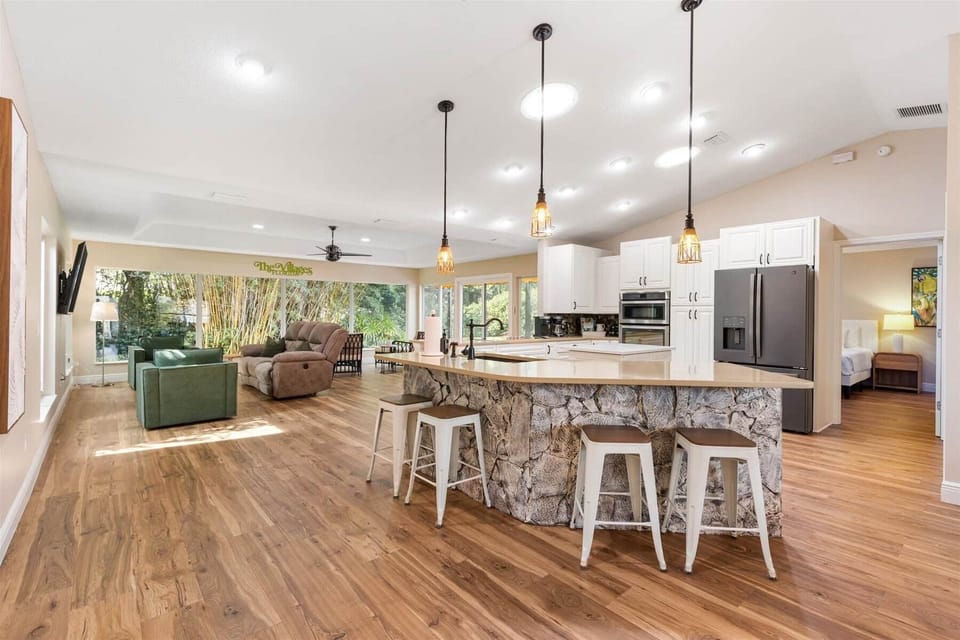 Open floor plan with views in every direction