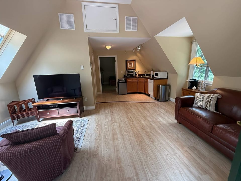 The large living space allows for a variety of activity!