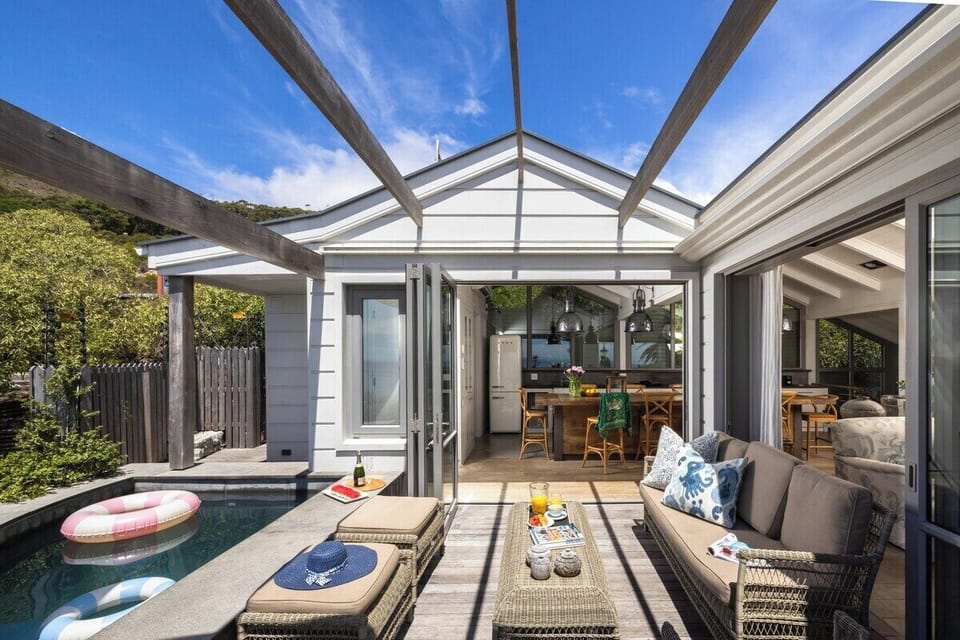 "...Wow, there is no other word to sum this place up. It’s amazing, you get the wow factor when you walk in. It’s close to the beach, clean and tidy...with a plunge pool and sun all day, the view is incredible! We had a bbq here every day!..."
