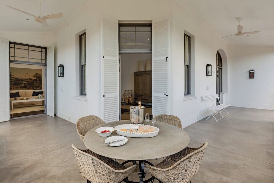 "...the indoor and outdoor spaces are perfect to enjoy time with family or friends..."