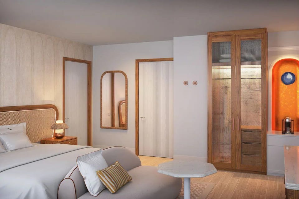 Bedroom. Interior and views may vary based on location and availability.