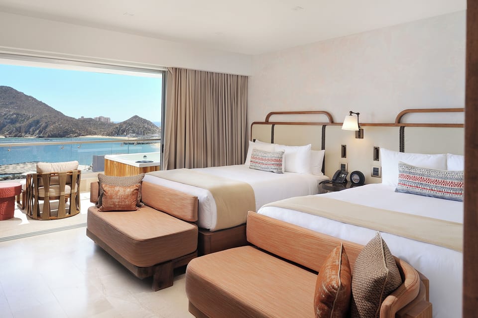 Wake up to ocean breezes beside your private terrace.
