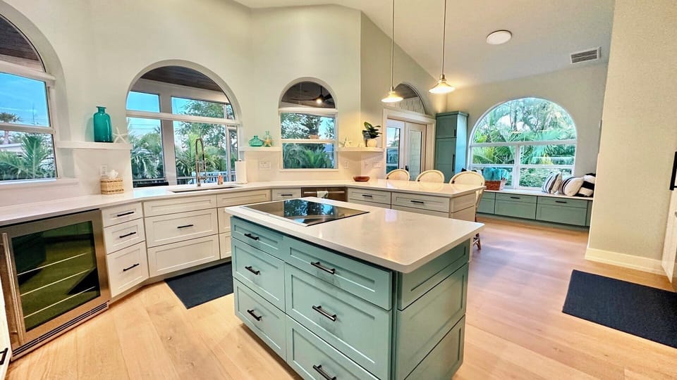 Not only is the kitchen fantastic, so are the views.