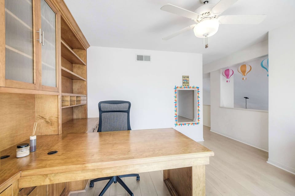Enjoy the best of comfort and convenience in this spacious loft with a workspace, sofa sleeper, and balcony