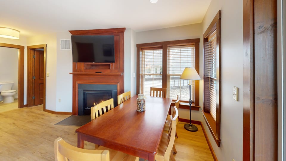 Indoors, Floor, Flooring, Dining Room, Dining Table