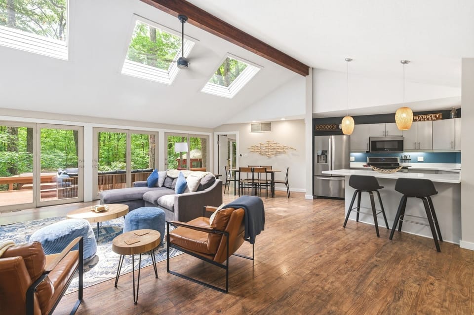 Gather, dine, and unwind in the open main living space.