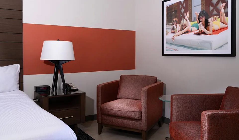 Kick back in the lounge chair for a quiet nightcap.