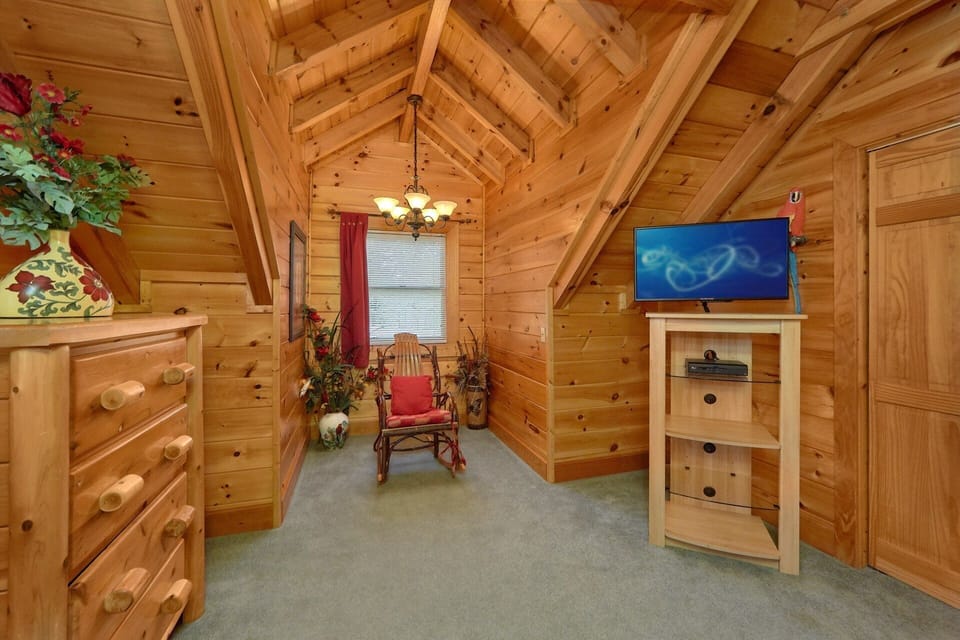 King Bedroom with Sitting Area and Flatscreen TV