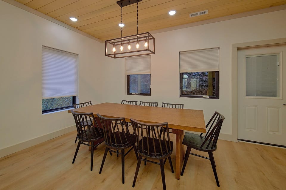 Furnished kitchen in downtown gatlinburg cabin