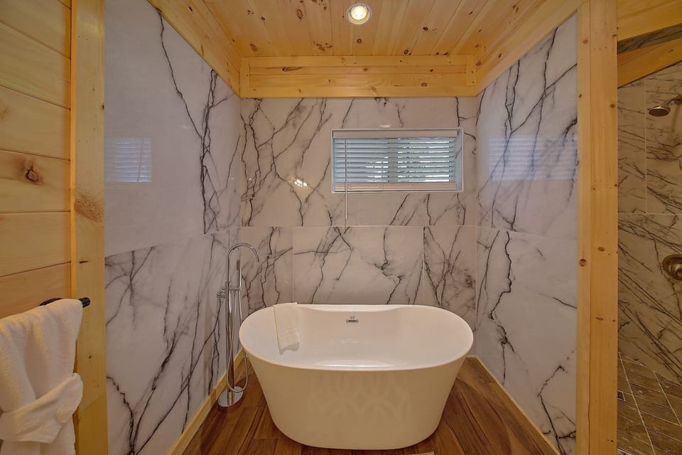 Master Bathroom with Soaking Tub