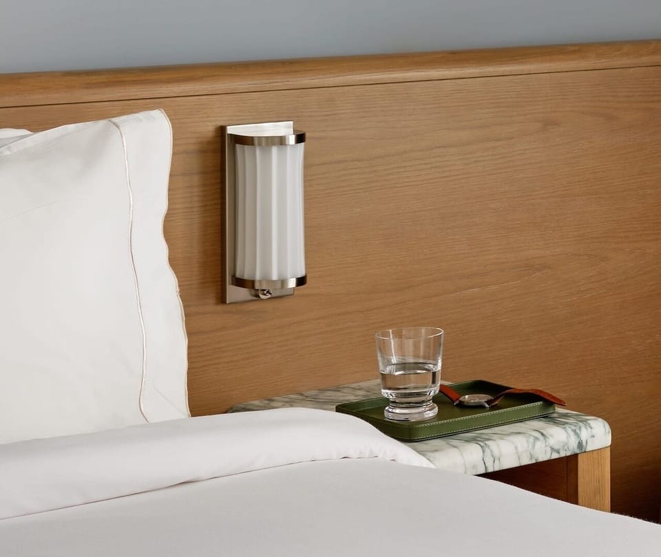 Enjoy thoughtful bedside details for effortless, late-night comfort.