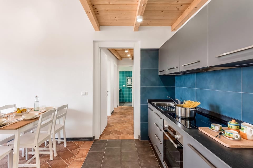 Kitchen and dining area