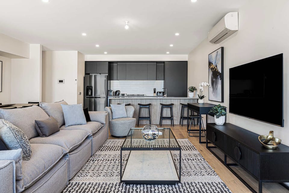 Open-plan living and kitchen, made for gathering