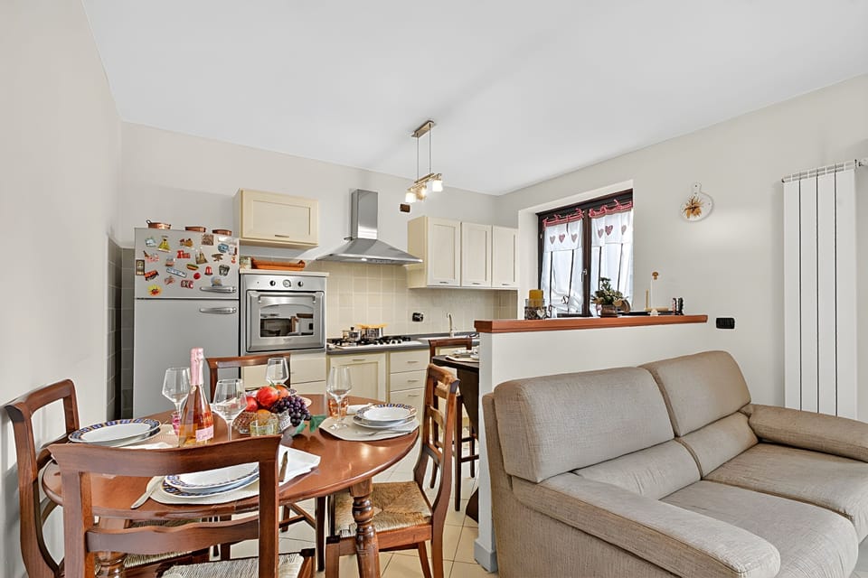Kitchen and dining area