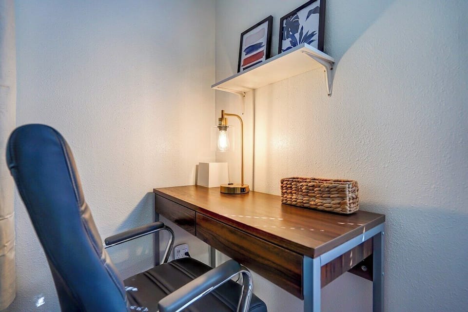 One of the work desks!