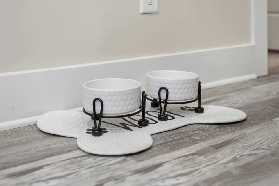 Thoughtful pet-friendly touches make it easy for four-legged guests to feel at home