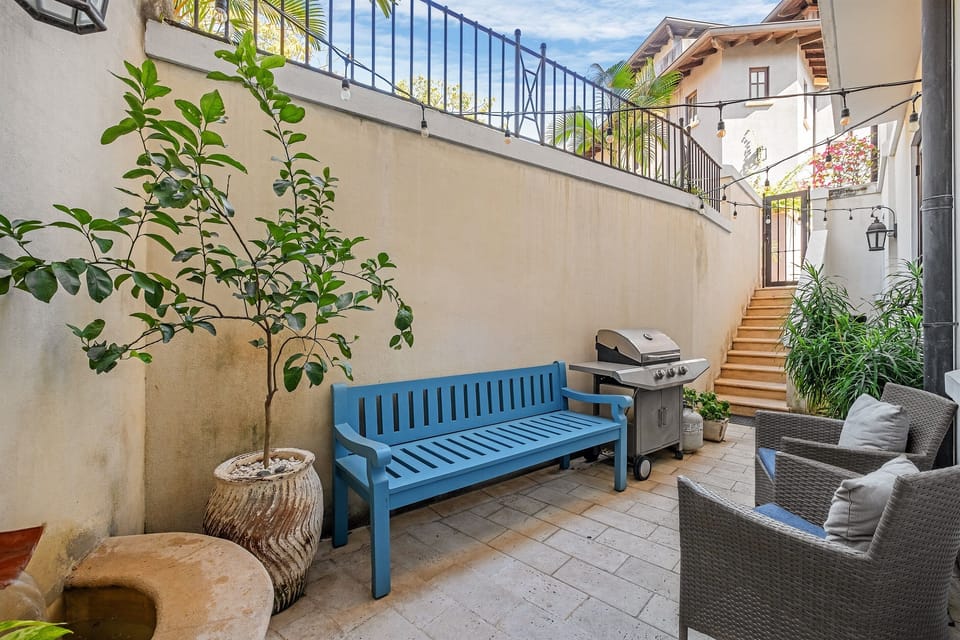 Private patio