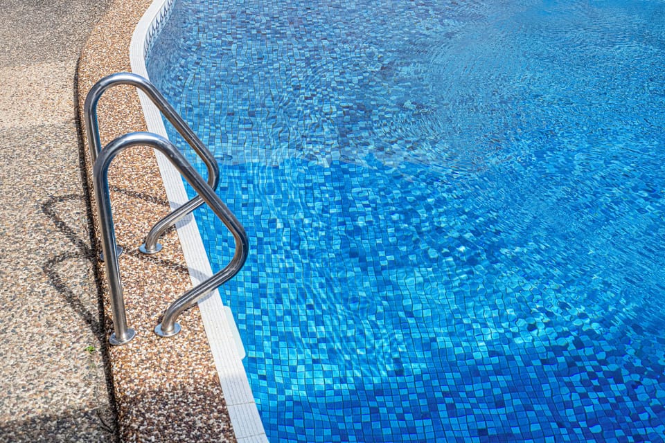 Take a refreshing dip in your private pool