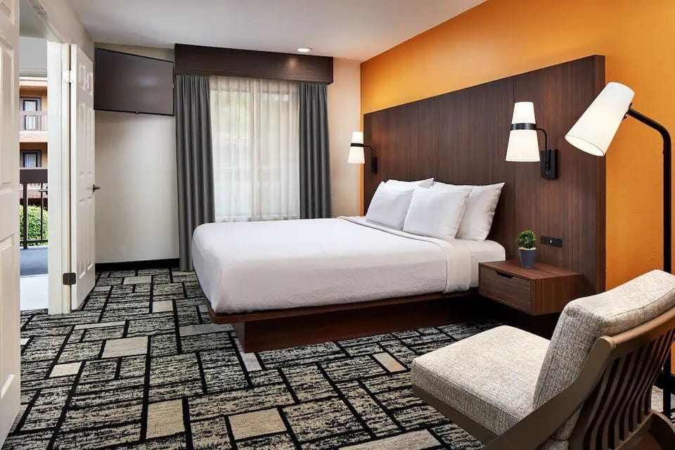 Bedroom. Interior and views may vary based on location and availability.