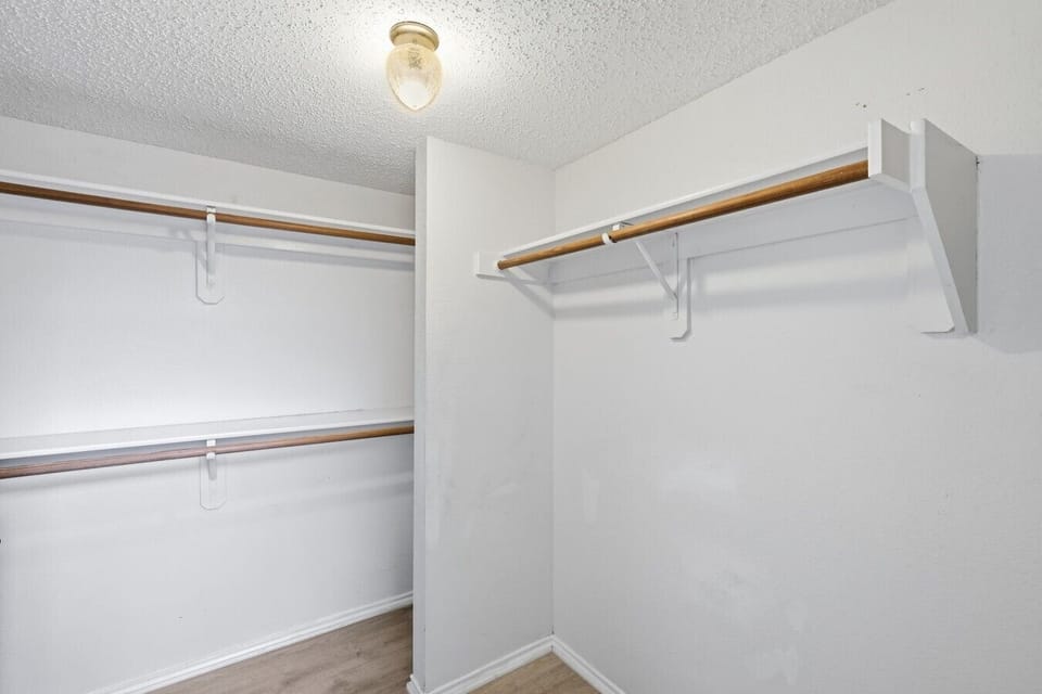 Closet storage space