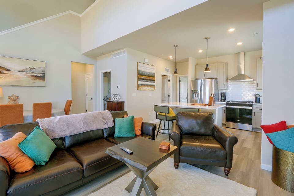 Main Living Area | Open Floor Plan | Central Heating & A/C