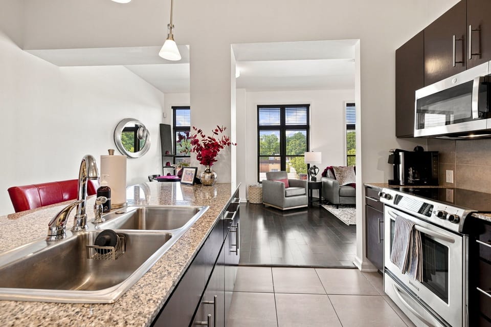 Fully stocked kitchen