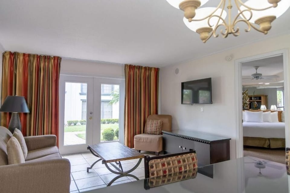 Relax on the sofa after sunny days, TV ready.