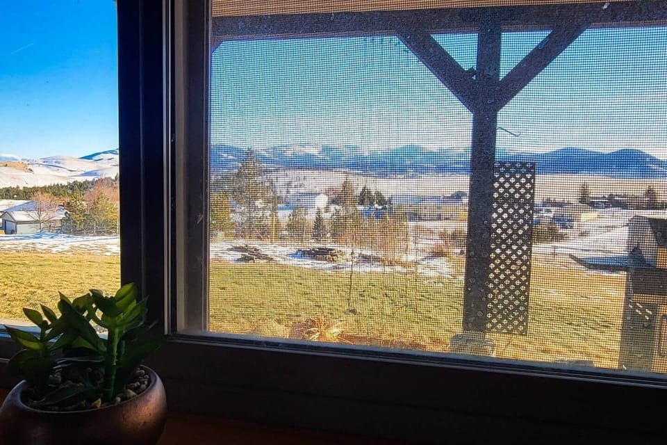 Autumn views while doing dishes. It's easy with our stainless steel dishwasher.