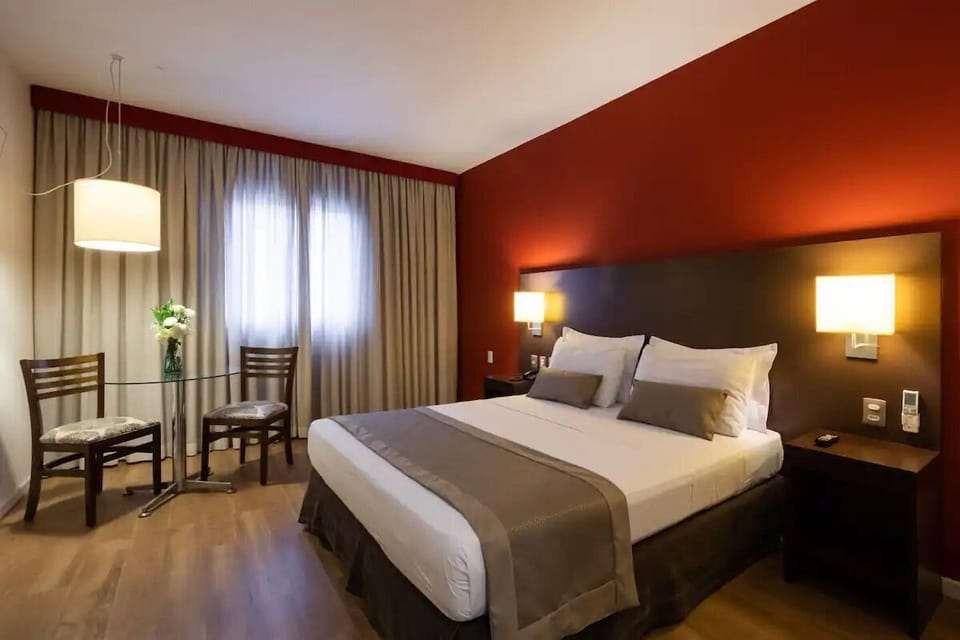 Bedroom. Interior and views may vary based on location and availability.