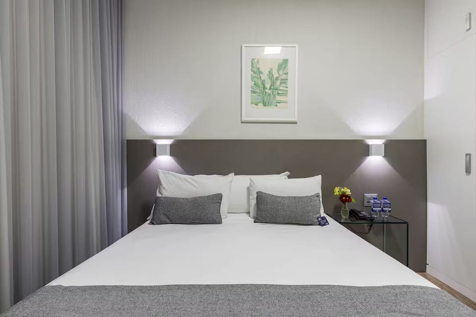 Bedroom. Interior and views may vary based on location and availability.
