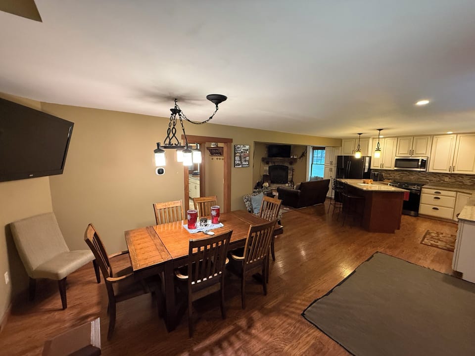 Dining, Kitchen, Living, Open Floor Plan
