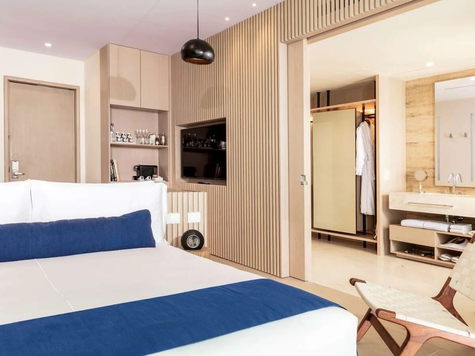 Step onto the terrace and breathe in salty sea air.