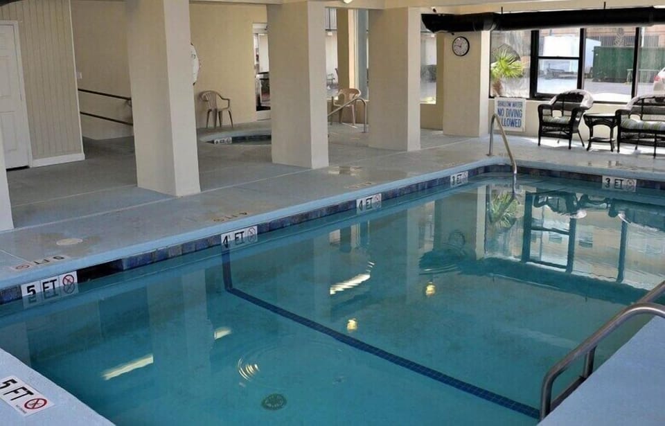 Oceanfront pool for relaxing swims