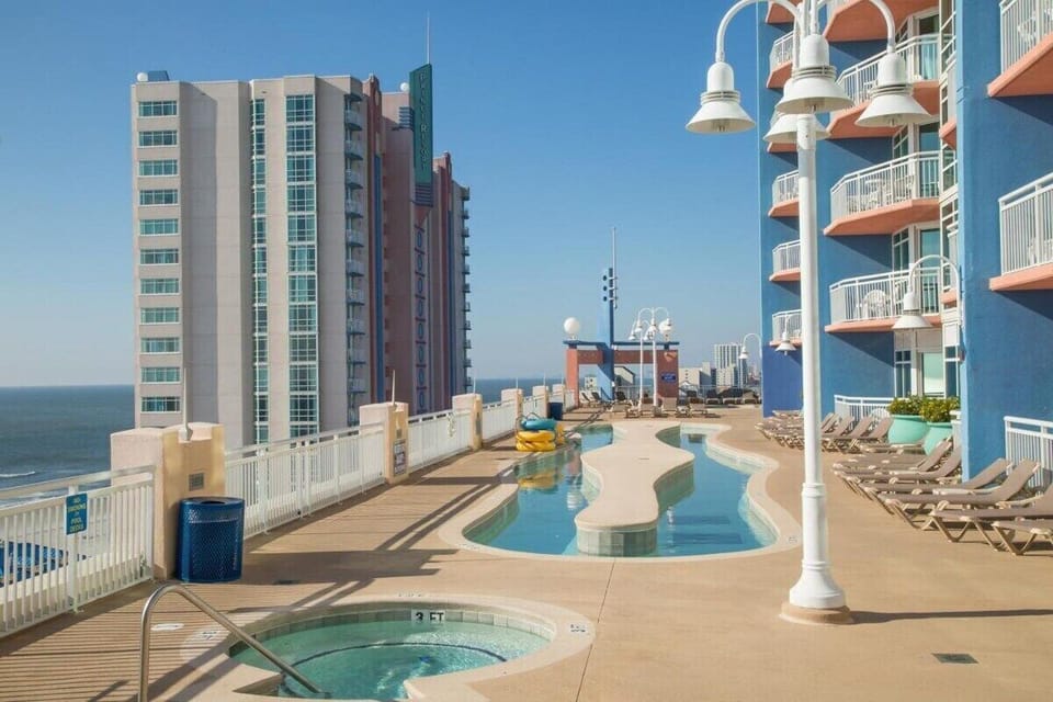 Oceanfront pool for relaxing swims
