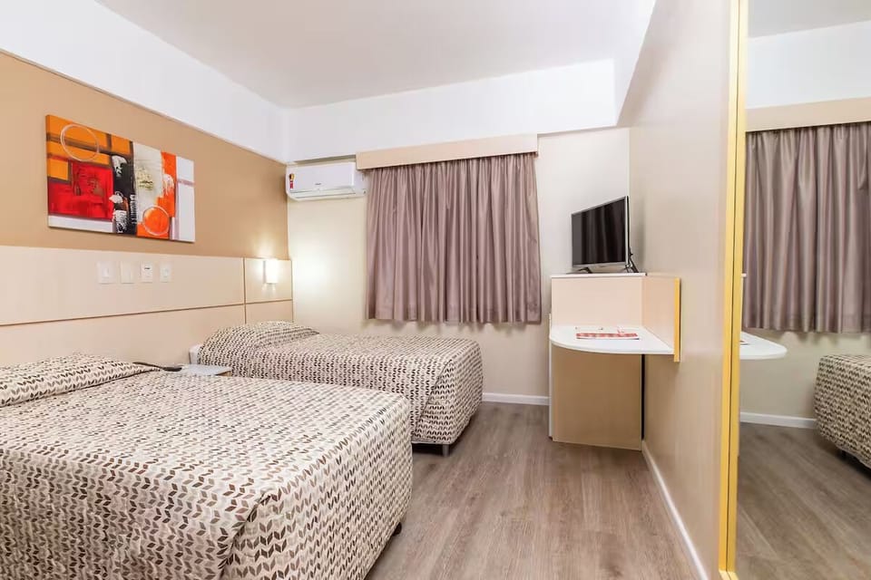 Bedroom. Interior and views may vary based on location and availability.