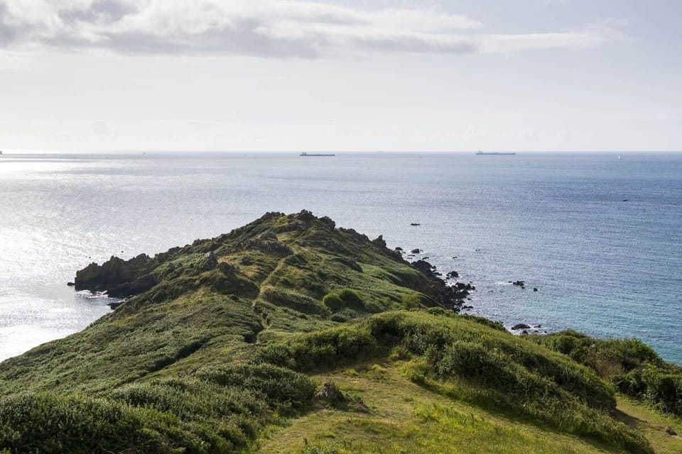 Views towards the peninsula and coastline near Epic View Coverack